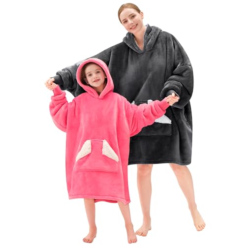 Oversized Sherpa Wearable Blanket Hoodie