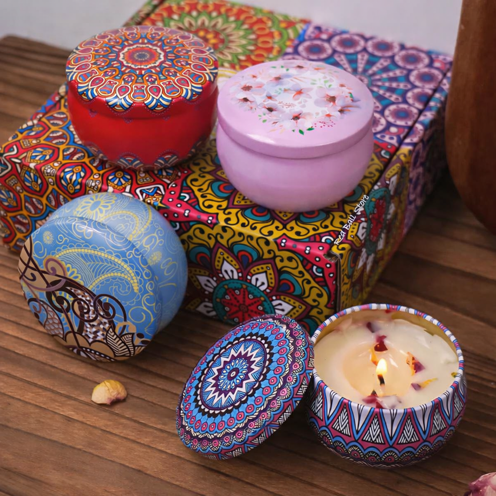 4-Piece Scented Soy Candle Gift Set