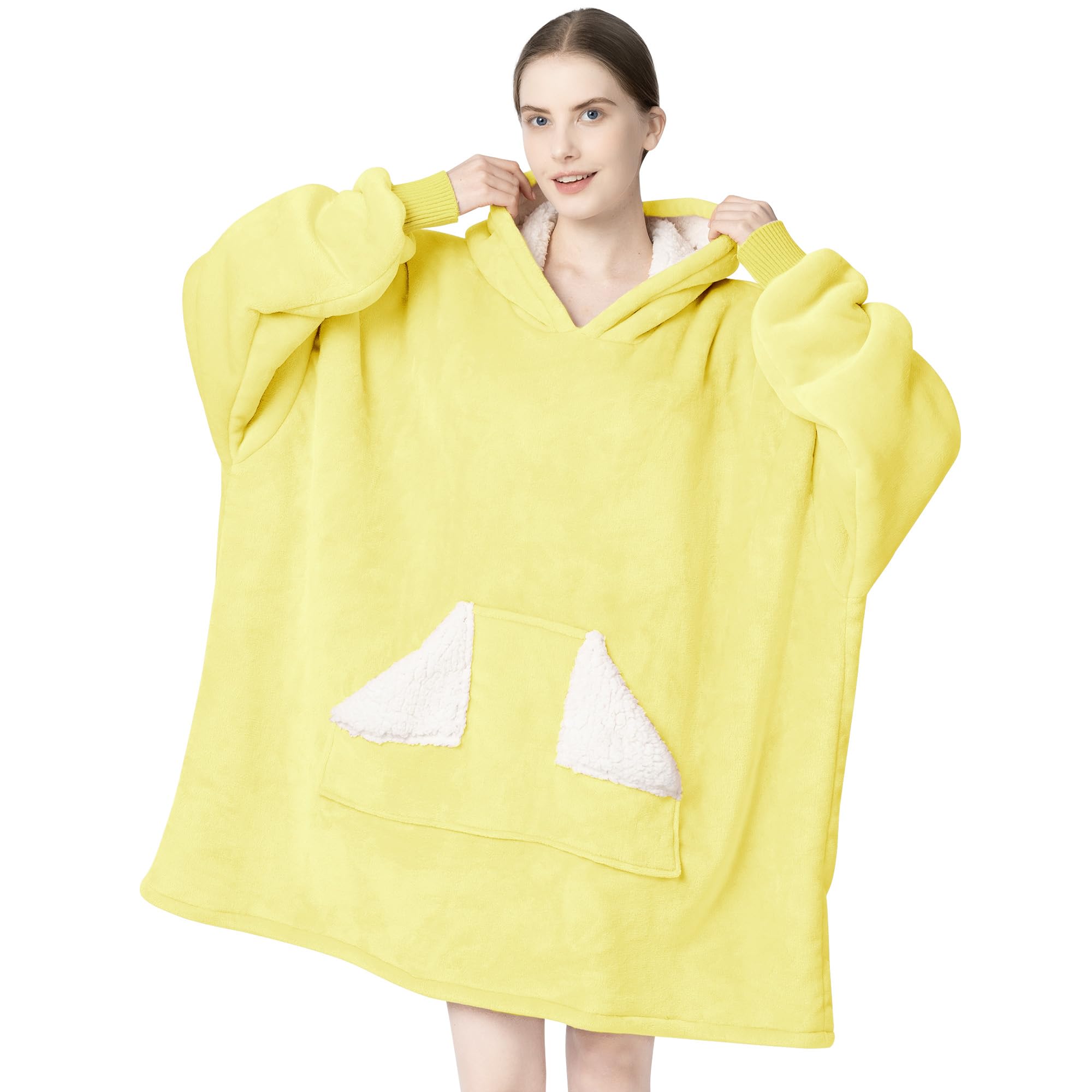Oversized Sherpa Wearable Blanket Hoodie