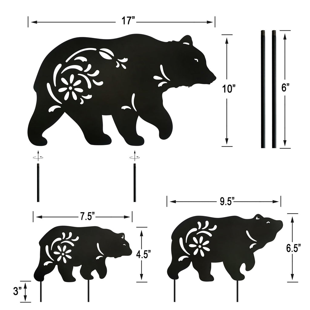 Decorative Metal Garden Stakes