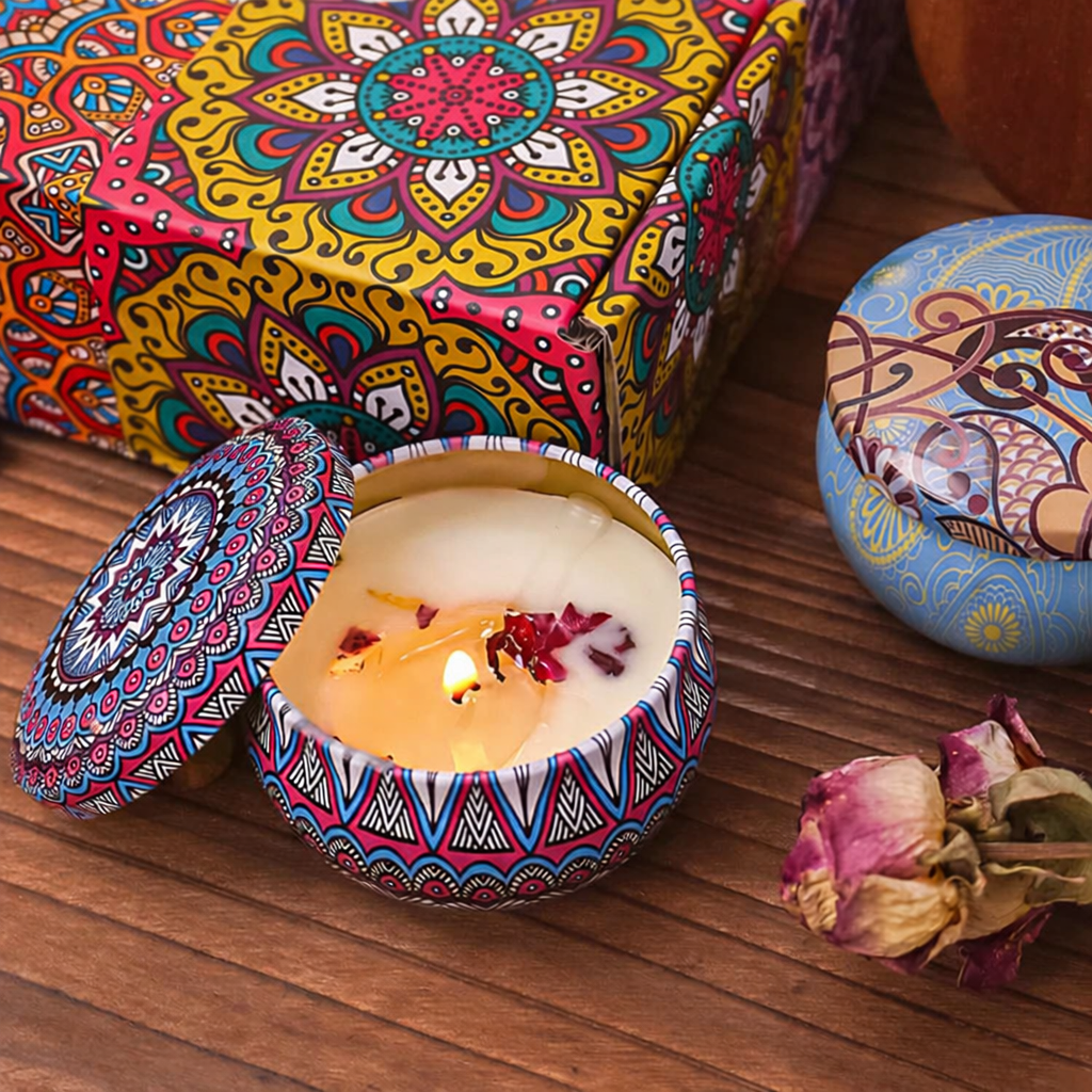 4-Piece Scented Soy Candle Gift Set