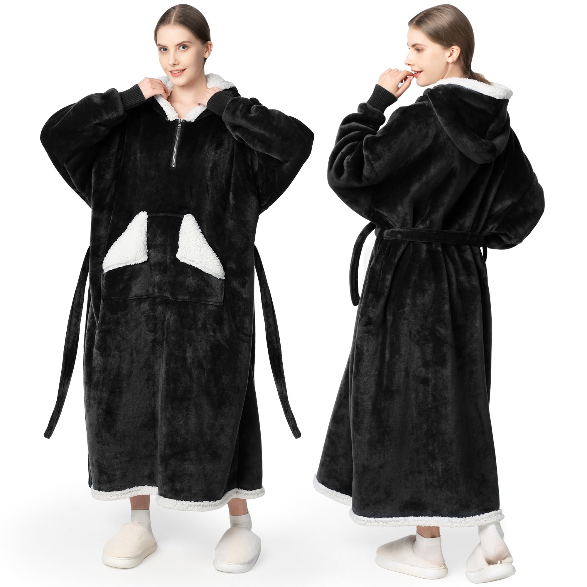 Oversized Sherpa Wearable Blanket Hoodie