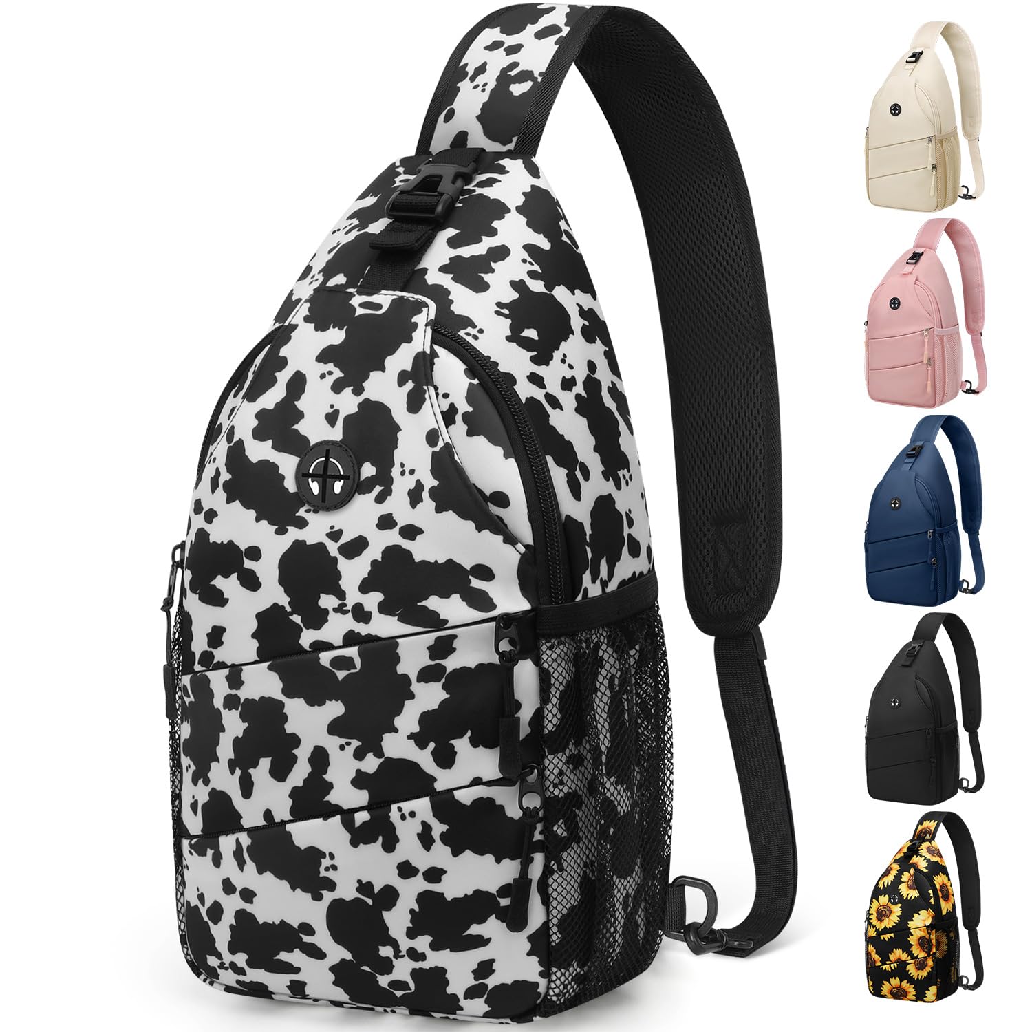 Water-Resistant Crossbody Sling Bag with Adjustable Strap