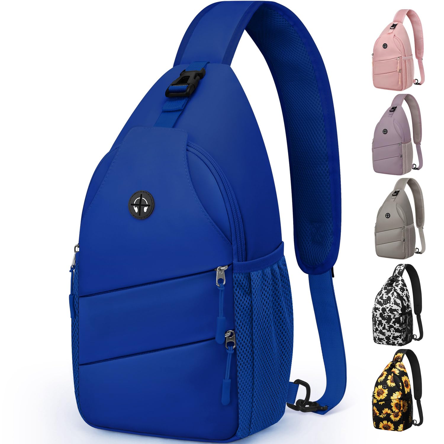 Water-Resistant Crossbody Sling Bag with Adjustable Strap