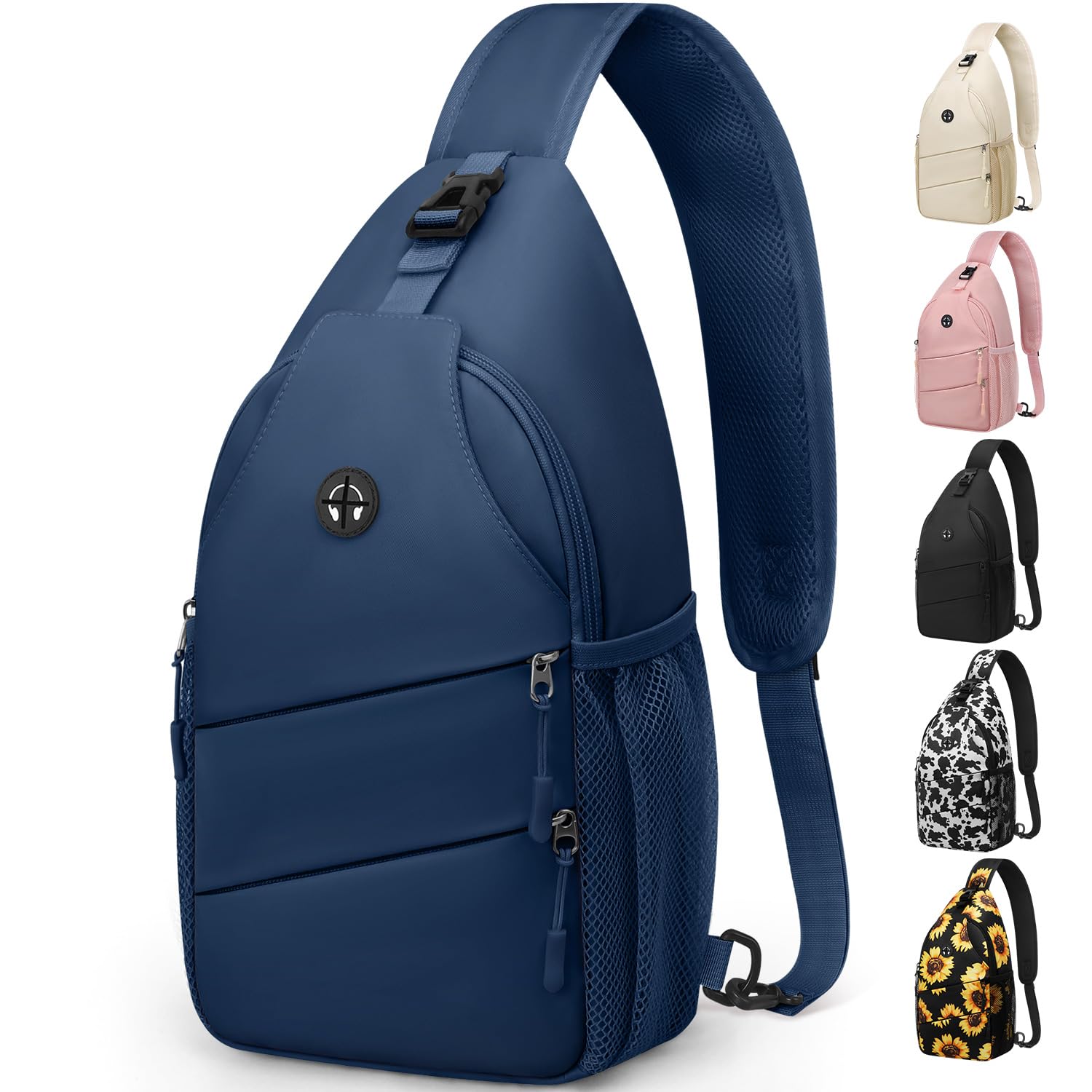 Water-Resistant Crossbody Sling Bag with Adjustable Strap