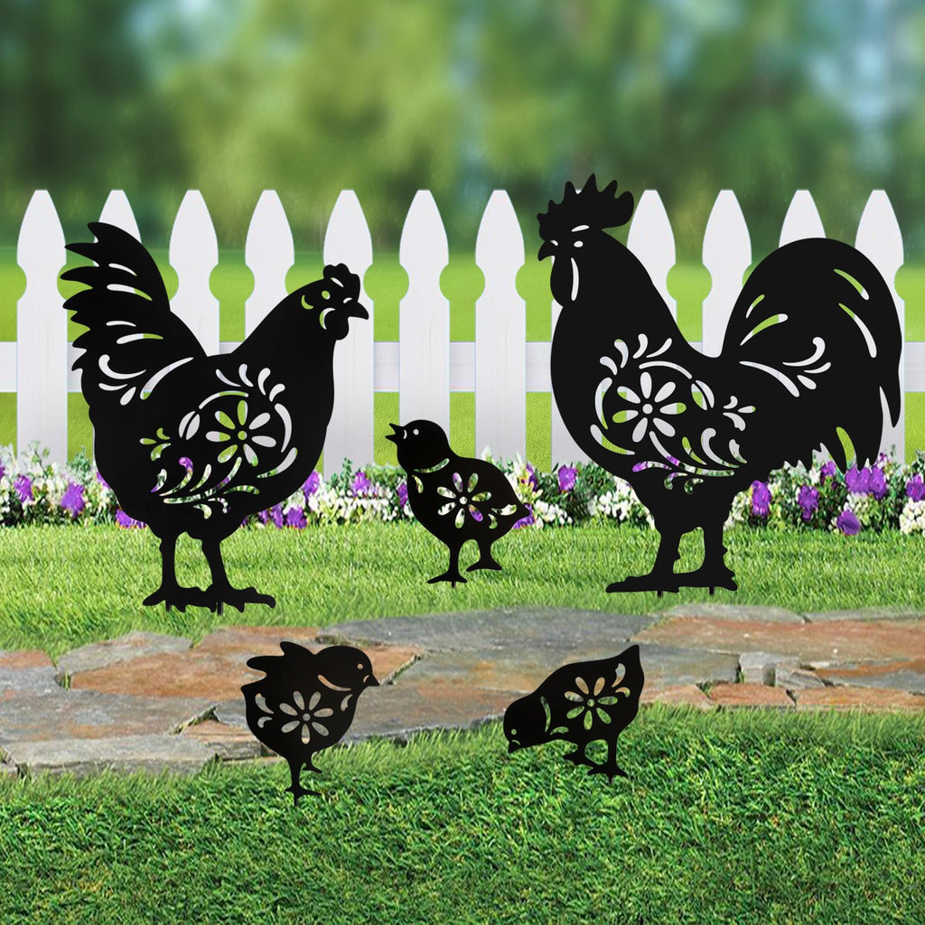 Decorative Metal Garden Stakes