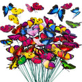 50-Piece Butterfly Garden Stake Set