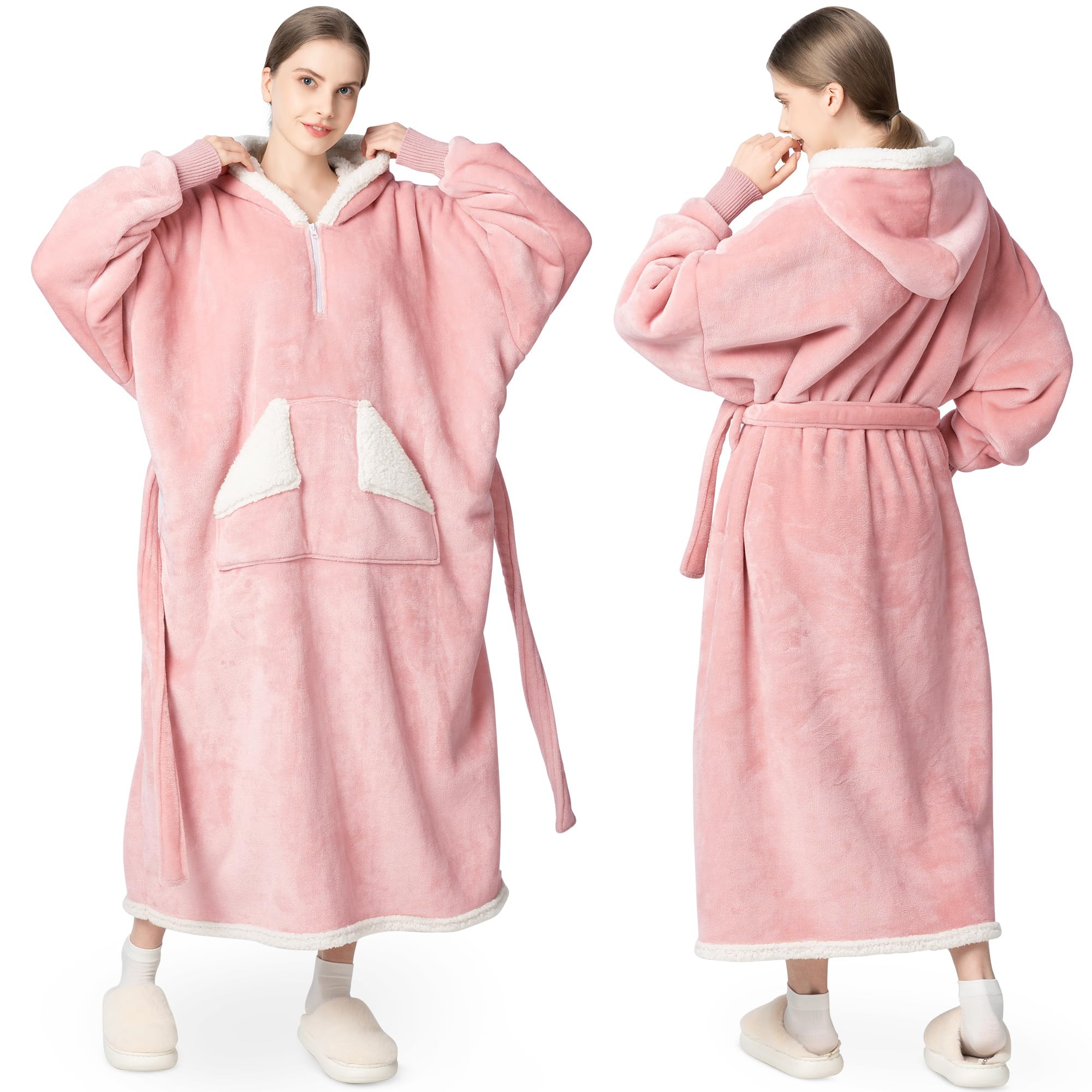 Oversized Sherpa Wearable Blanket Hoodie
