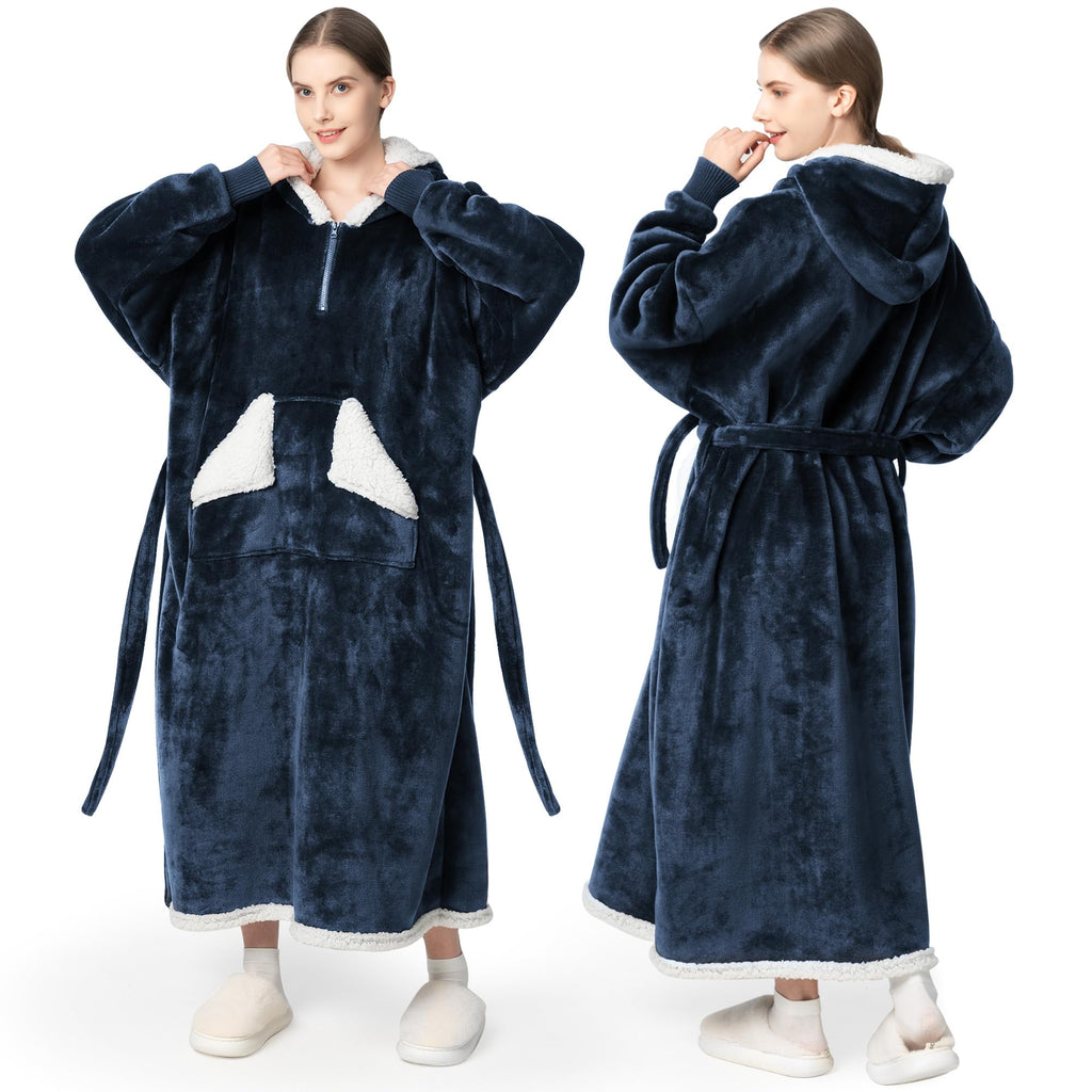 Oversized Sherpa Wearable Blanket Hoodie