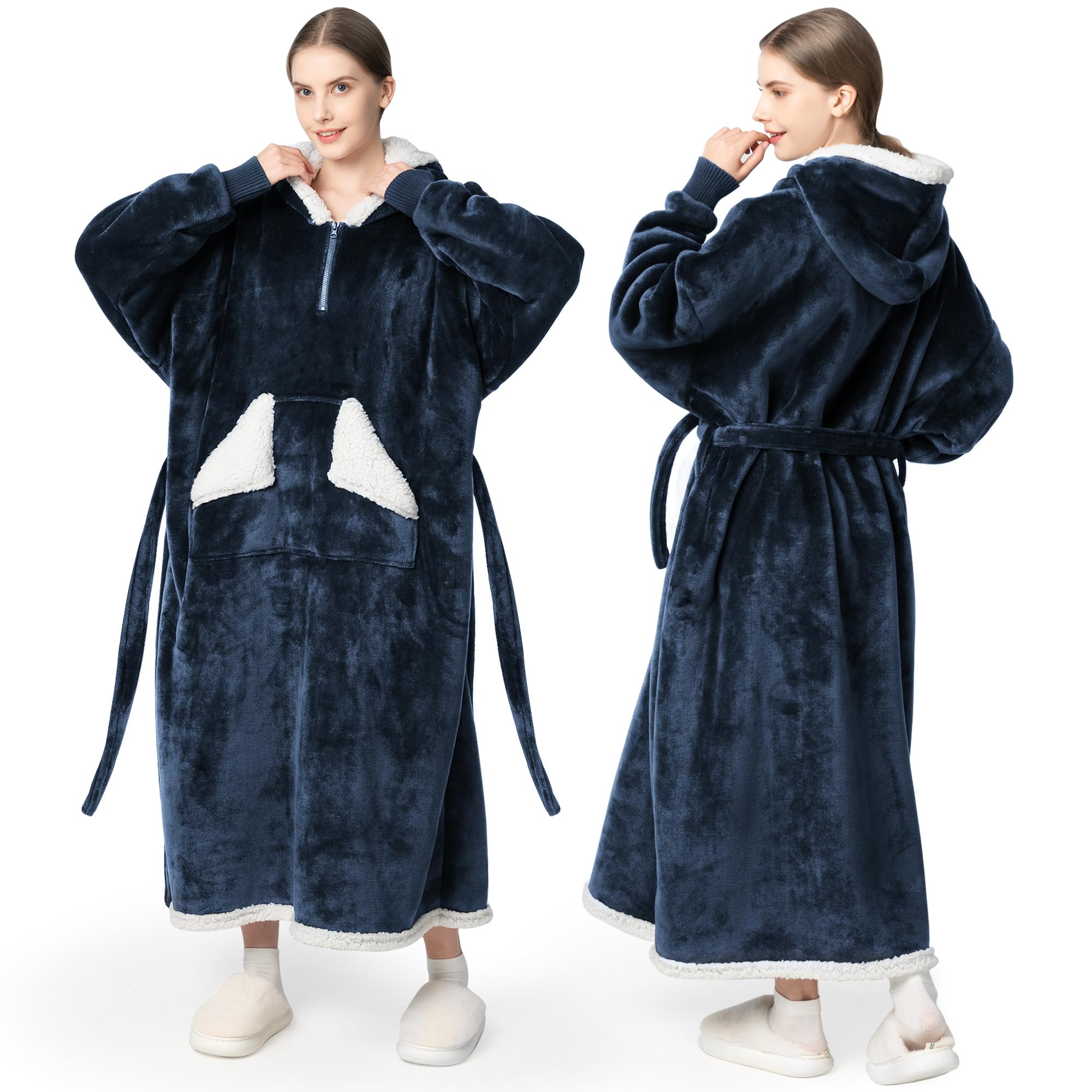 Oversized Sherpa Wearable Blanket Hoodie