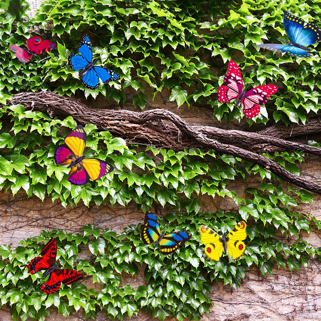 50-Piece Butterfly Garden Stake Set