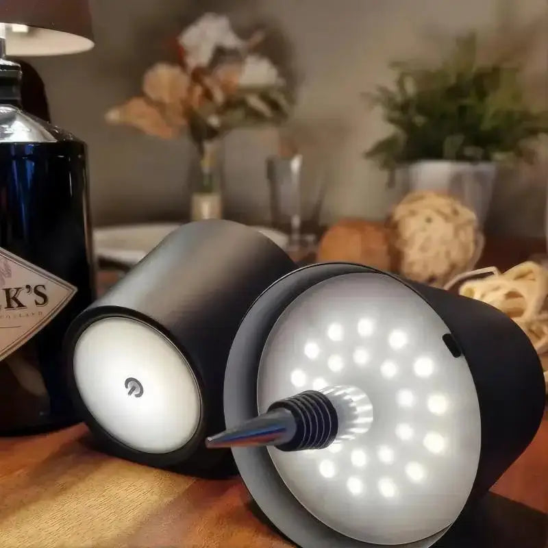 Rechargeable Bottle Table Lamp Shade