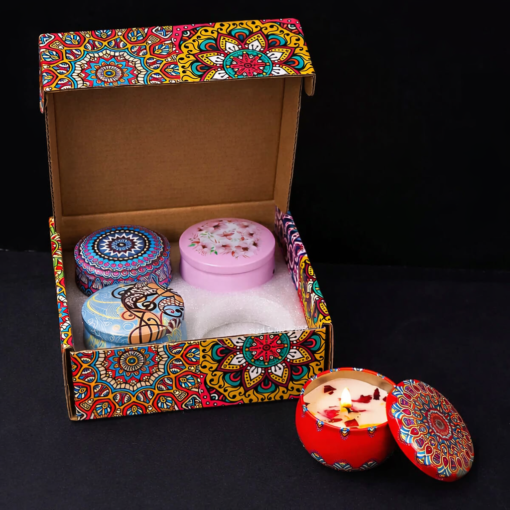 4-Piece Scented Soy Candle Gift Set