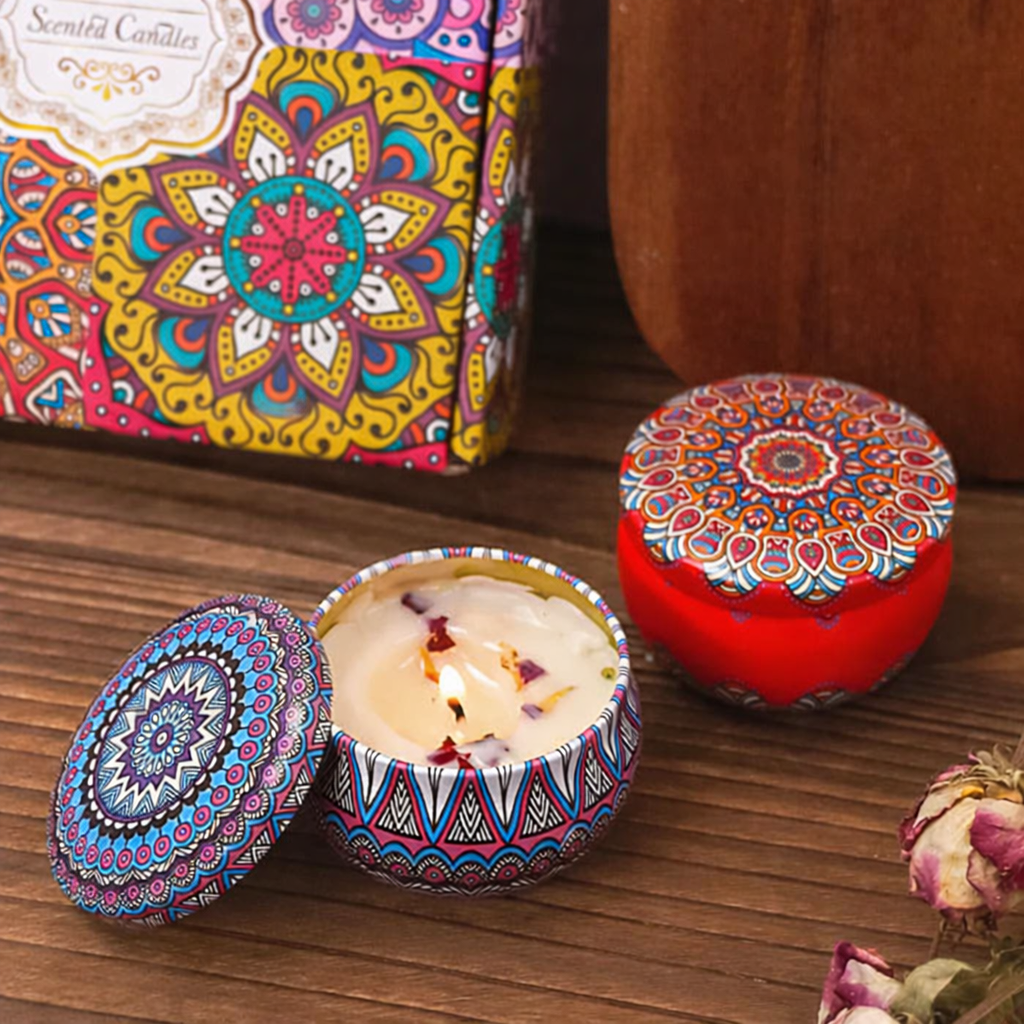 4-Piece Scented Soy Candle Gift Set