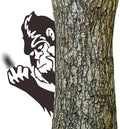 Peeking Bigfoot Metal Sign Ornament