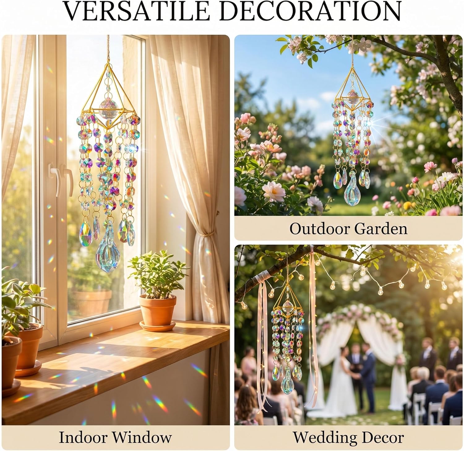 Crystal Window Suncatcher Hanging Ornament