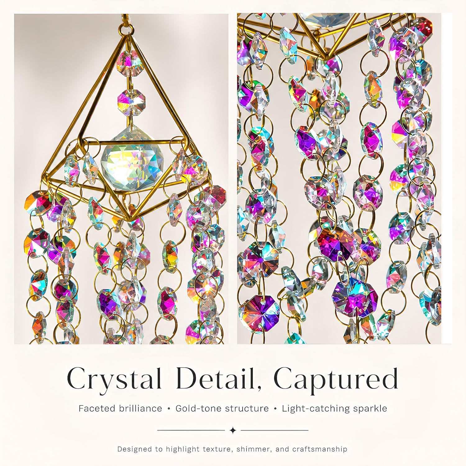 Crystal Window Suncatcher Hanging Ornament