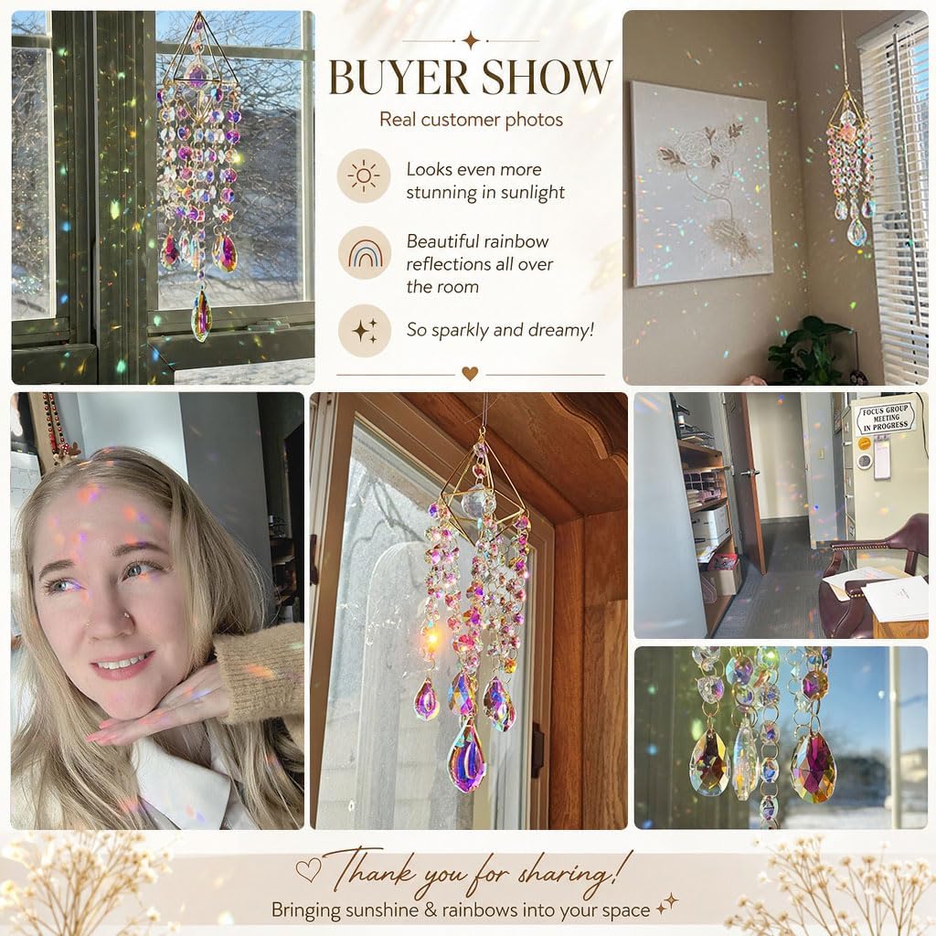 Crystal Window Suncatcher Hanging Ornament
